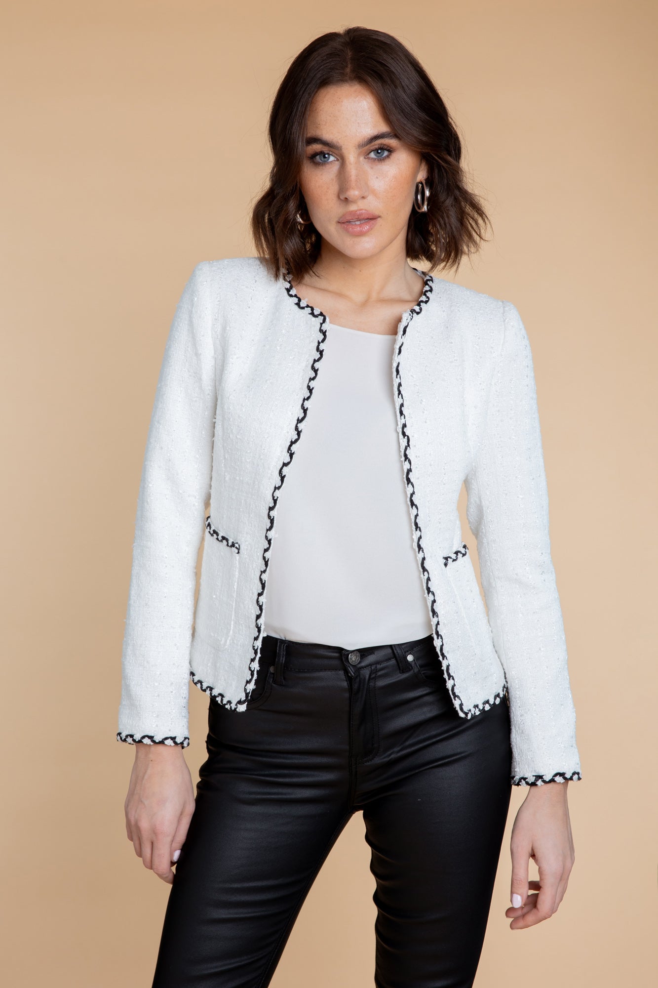 Tweedheart Jacke Weiss