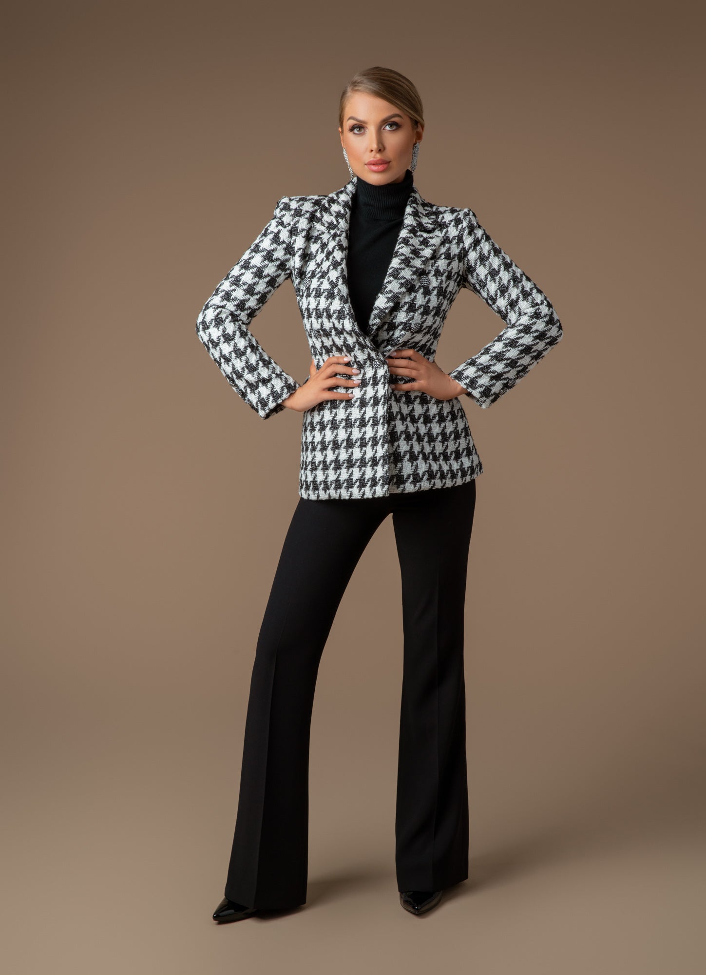 Tweedheart Tweedblazer New York Ganzkörperfoto