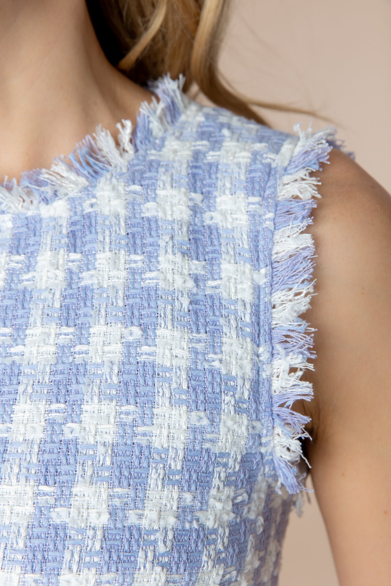 Kleid Lila Tweedheart Detailfoto